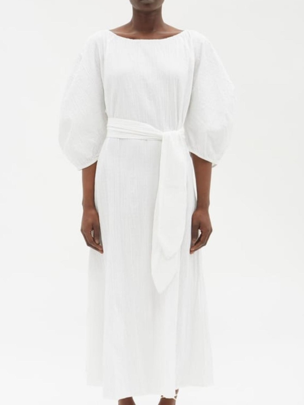 Mara Hoffman Cecilia dress medium white
